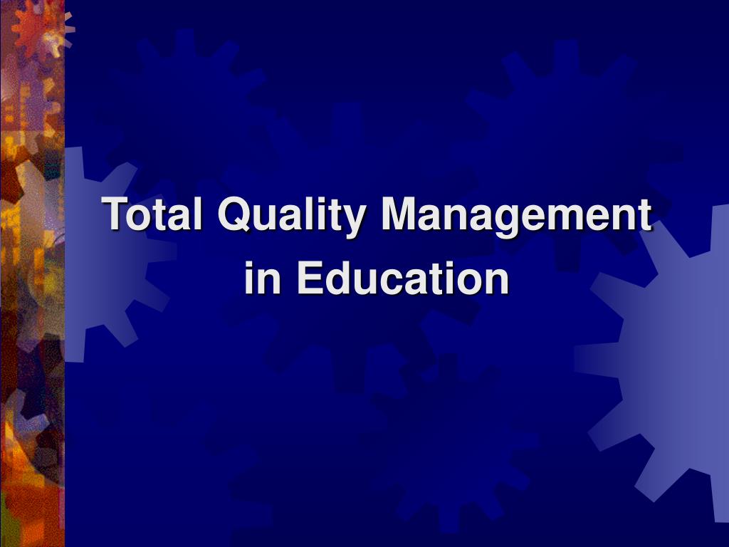 quality management in education