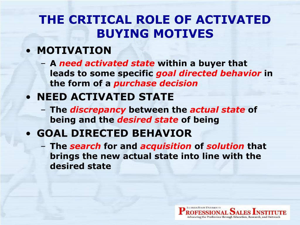 PPT - UNDERSTANDING BUYER BEHAVIOR AND WHAT BUYERS ACTUALLY BUY ...