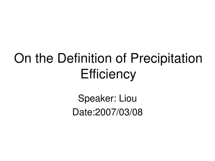 definition of precipitate