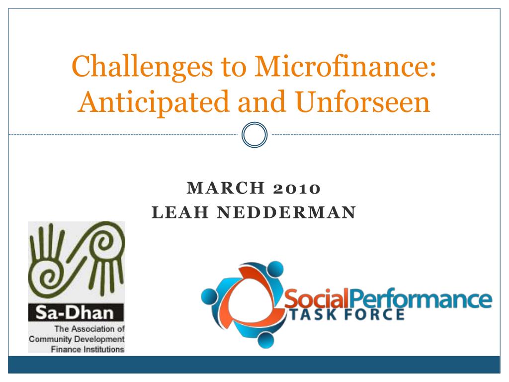 challenges faced by microfinance