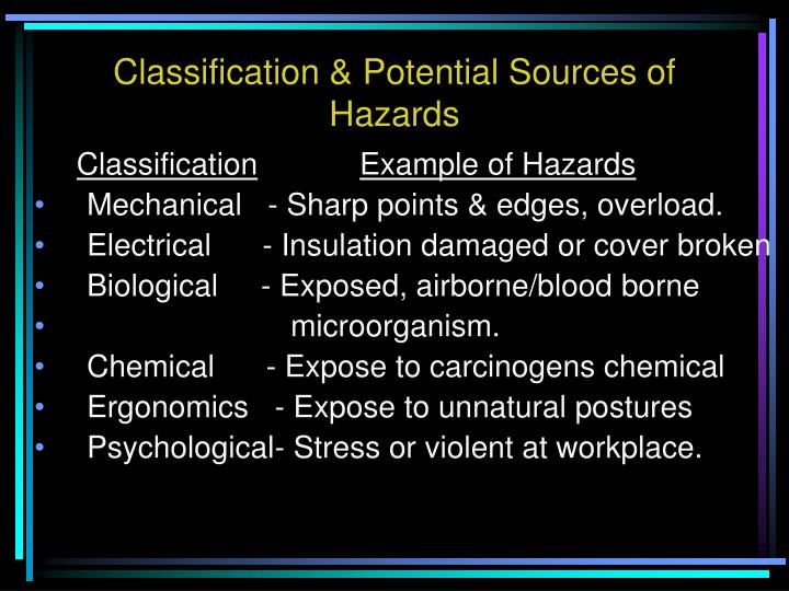 PPT HAZARD IDENTIFICATION, RISK ASSESSMENT & RISK CONTROL PowerPoint
