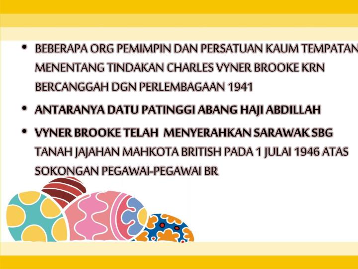 British Bertindak Mengeluarkan Surat Pekeliling Bil 9