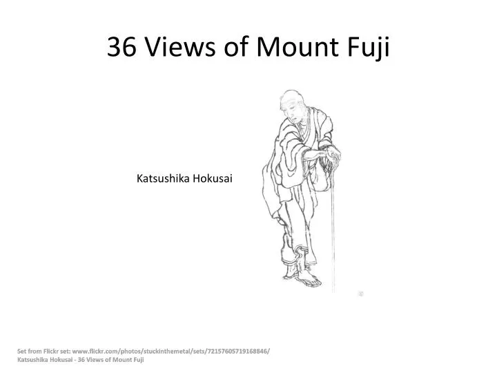 36 views of mount fuji n.