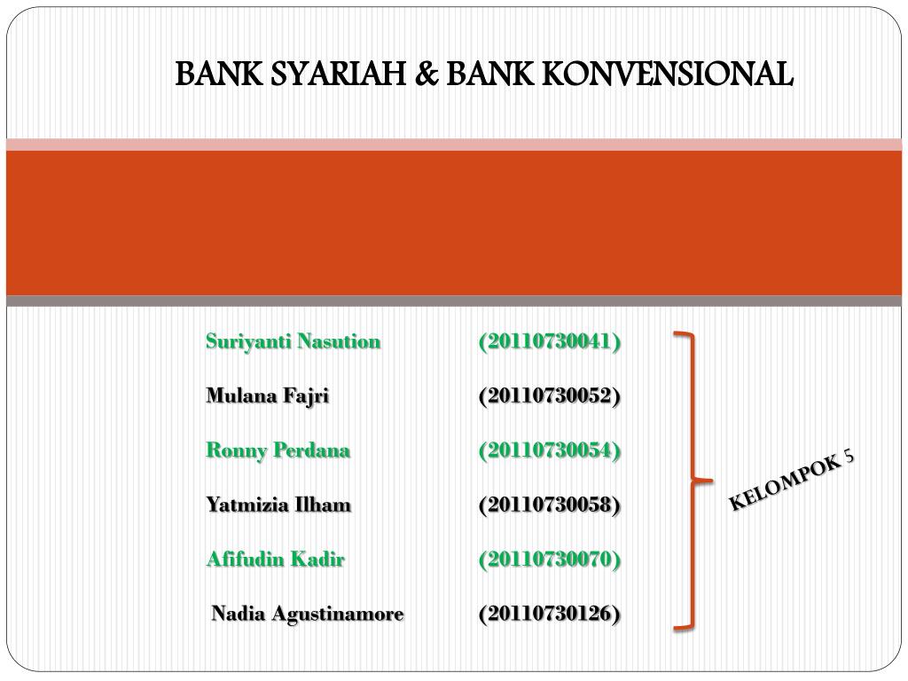 Apakah perbedaan mendasar antara bank islam dengan bank konvensional
