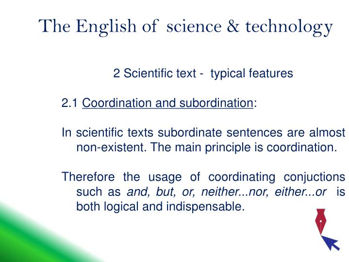 PPT - The English of science & technology PowerPoint Presentation - ID ...