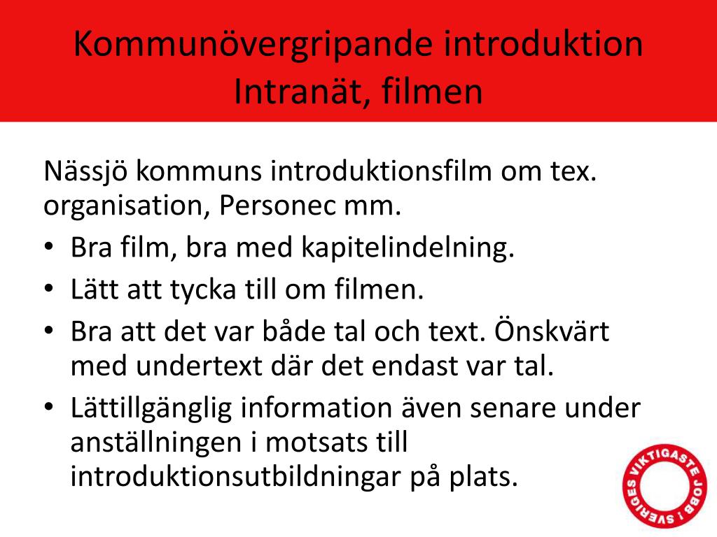 Introduktion PPT - Introduktion av nya medarbetare PowerPoint Presentation, free ...