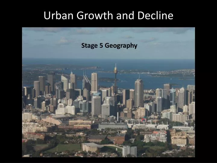urban growth and decline n.