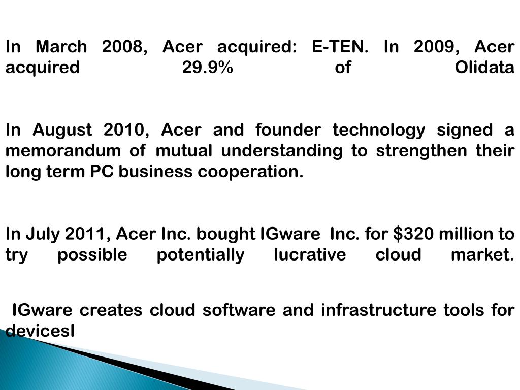 PPT - Acer PowerPoint Presentation, free download - ID:5602358