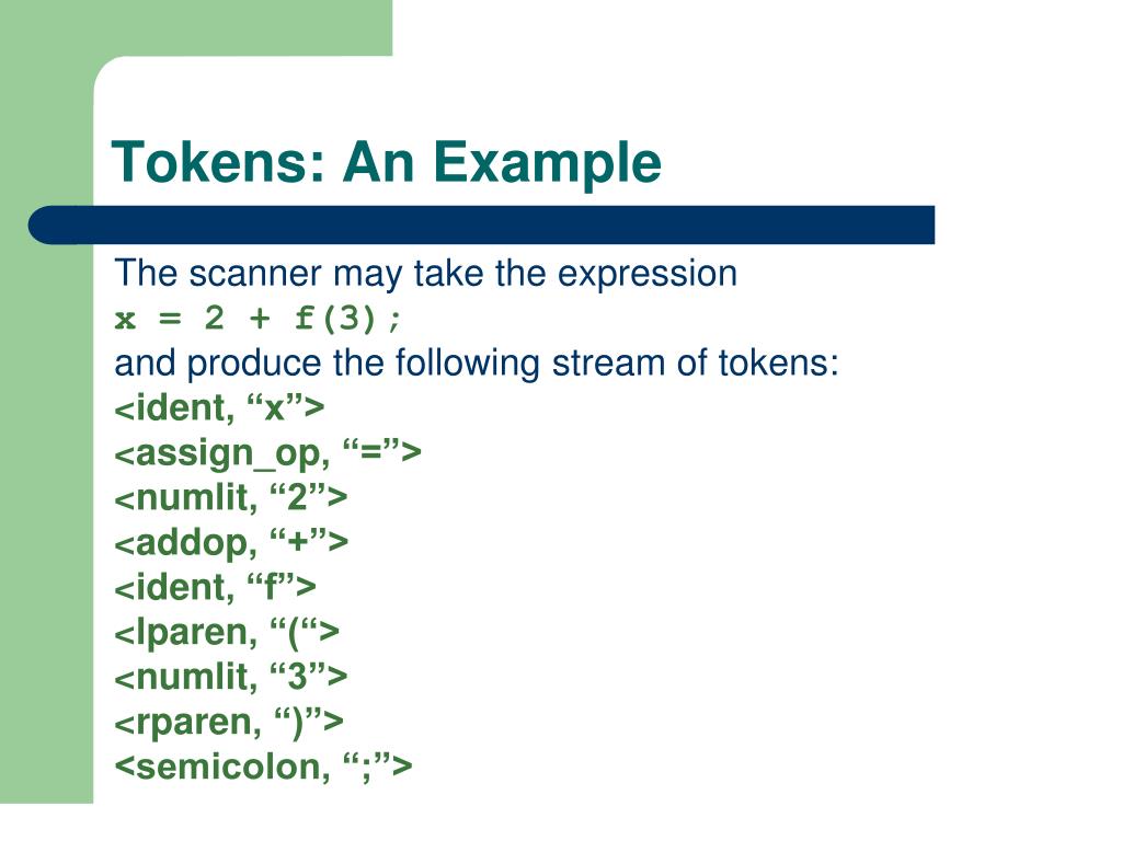 what is assignment in token