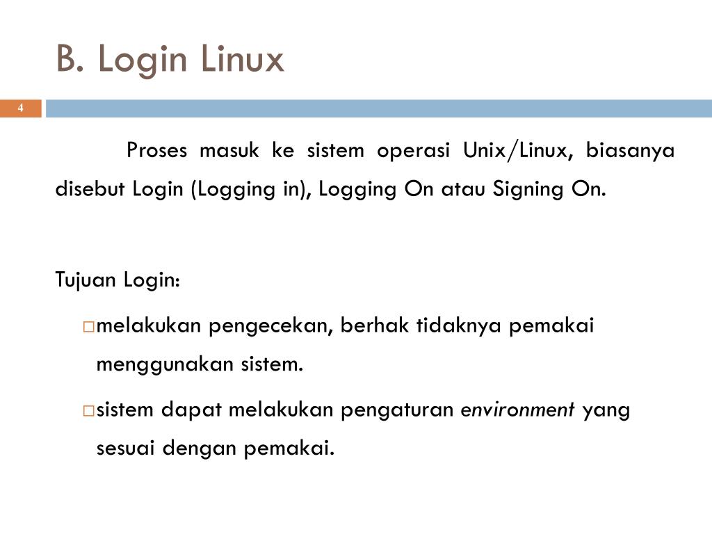PPT - Memulai dengan LINUX PowerPoint Presentation, free download - ID ...