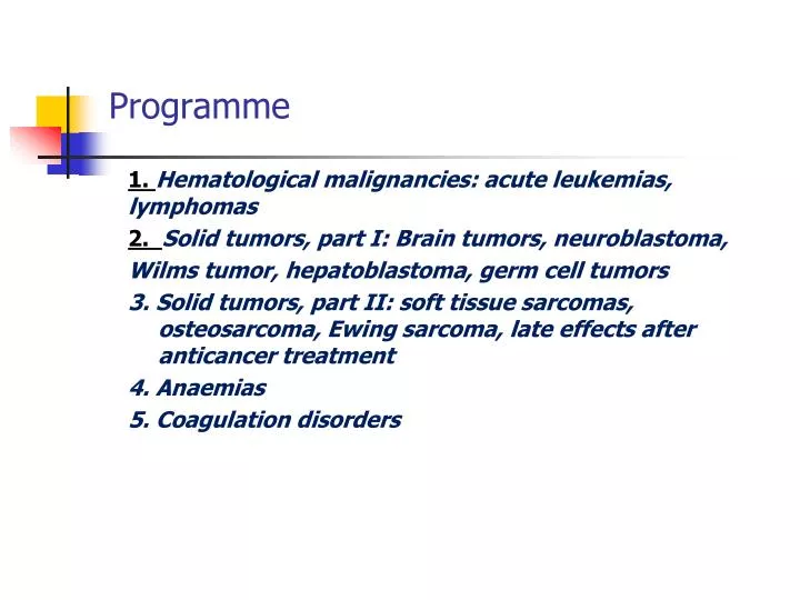 Hematologic Malignancies: Acute Leukemias
