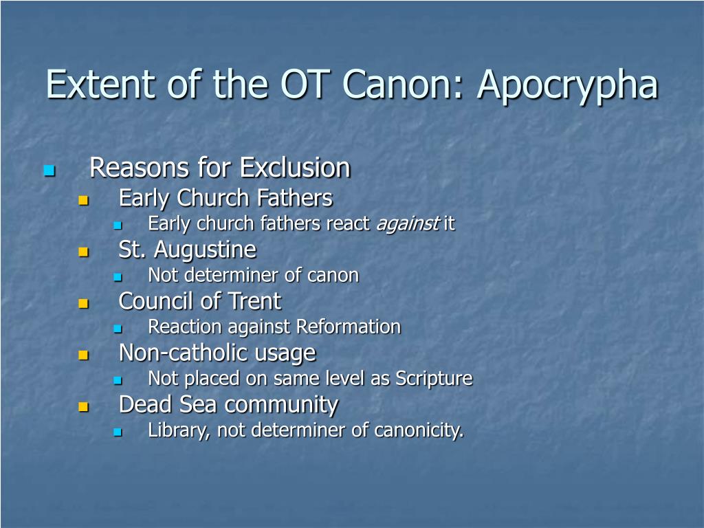 Ppt The Compilation And Canonicity Of The Old Testament Powerpoint