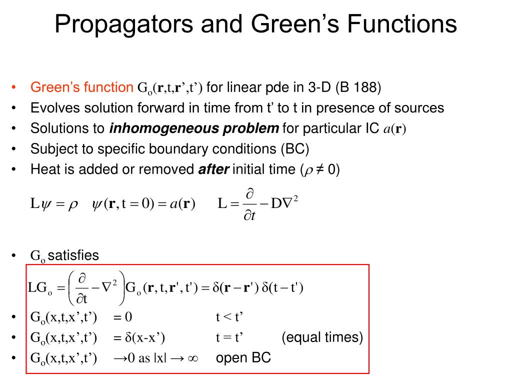 Ppt Propagators And Green S Functions Powerpoint Presentation Free Download Id Ppt Propagators And Green S Functions Powerpoint Presentation Free Download Id