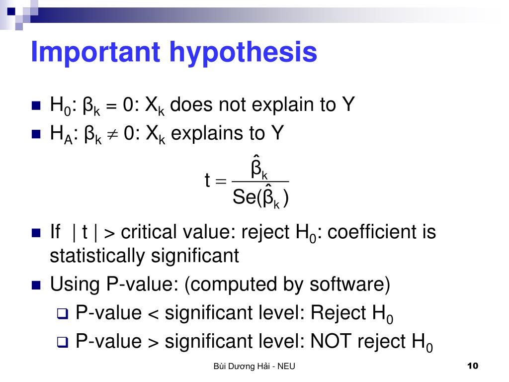 importance of hypothesis testing in research ppt