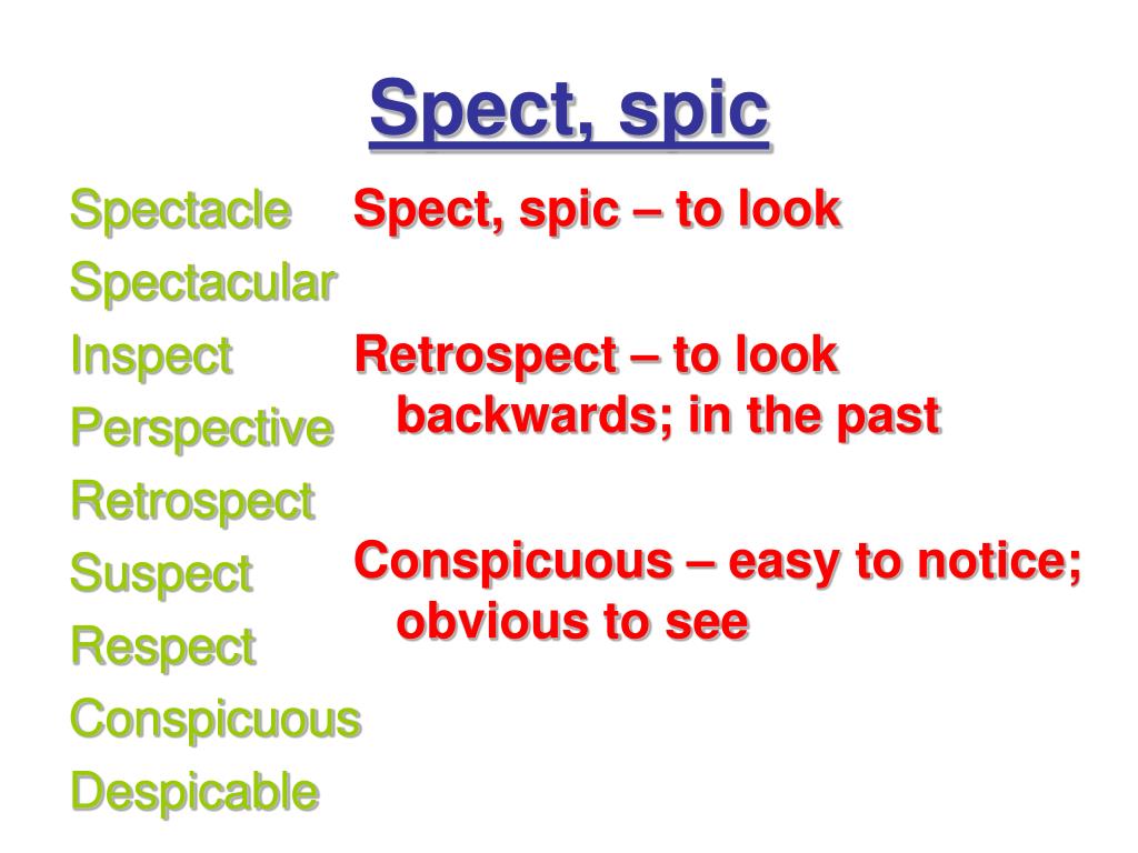 PPT Root Words PowerPoint Presentation Free Download ID 5608667