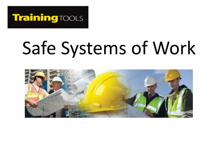 Safe System of Work -Brochure 