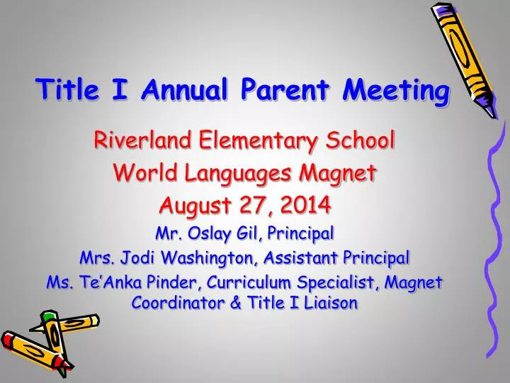meeting parent title annual ppt powerpoint presentation
