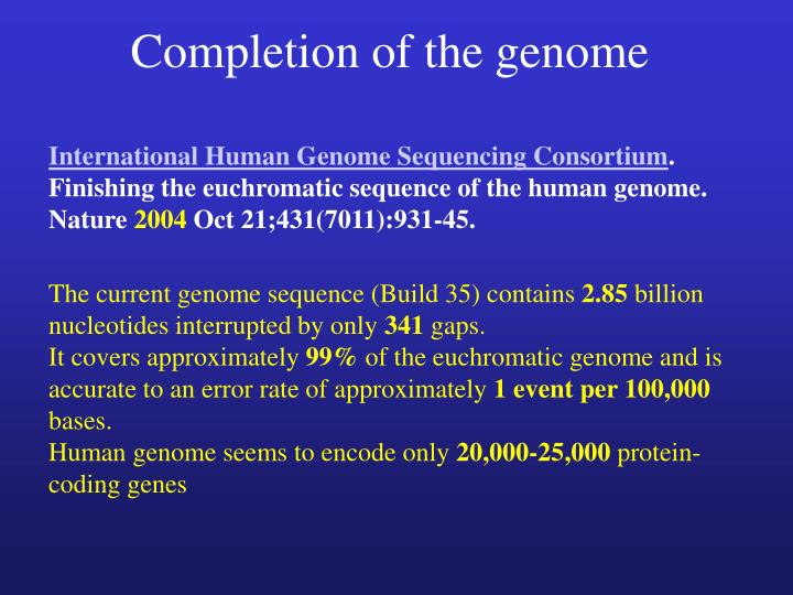 Ppt - Human Genome Project Powerpoint Presentation