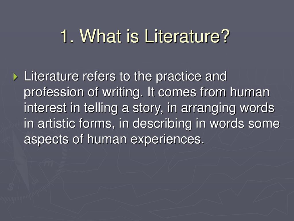 what is litreture