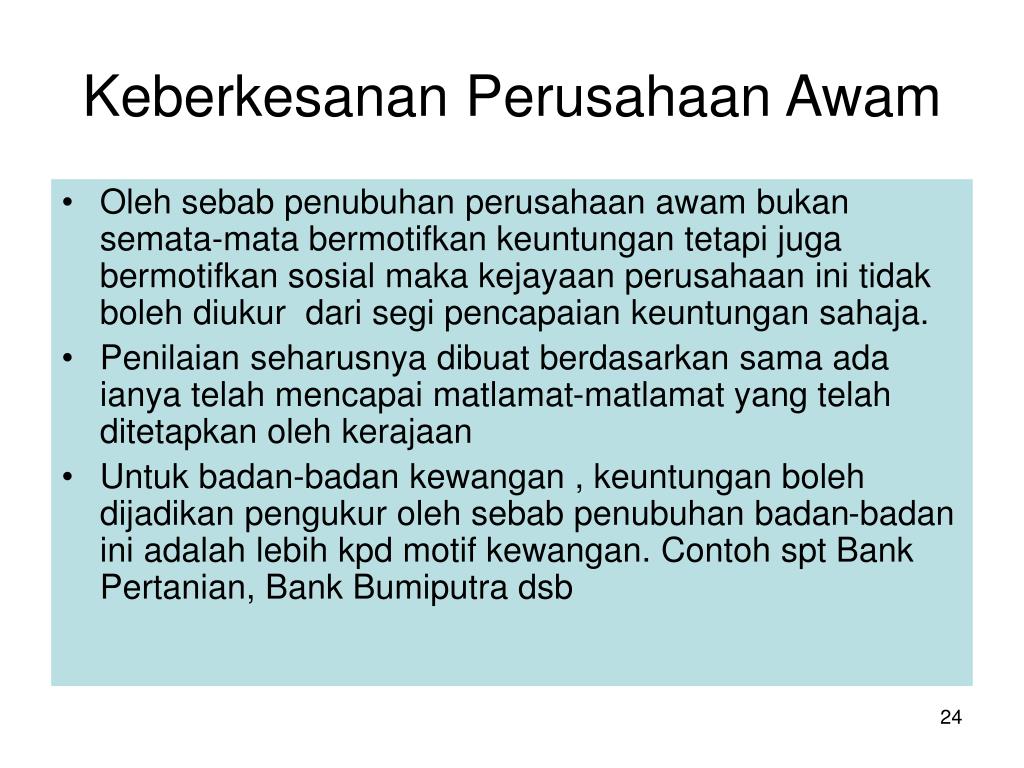 PPT - Perusahaan Awam Dan Penswastaan PowerPoint Presentation 