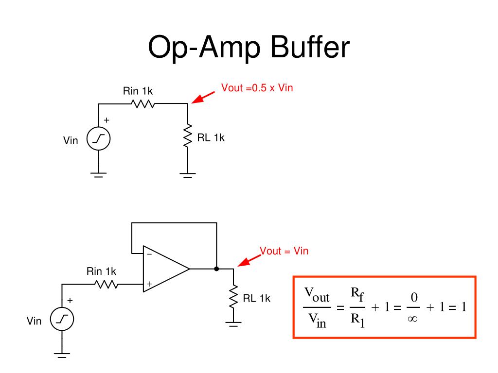 investing op amp buffer tutorial