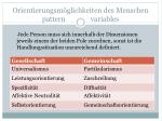 orientierungsm glichkeiten des menschen pattern variables