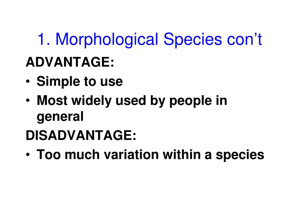 what is a limitation of the phylogenetic species concept