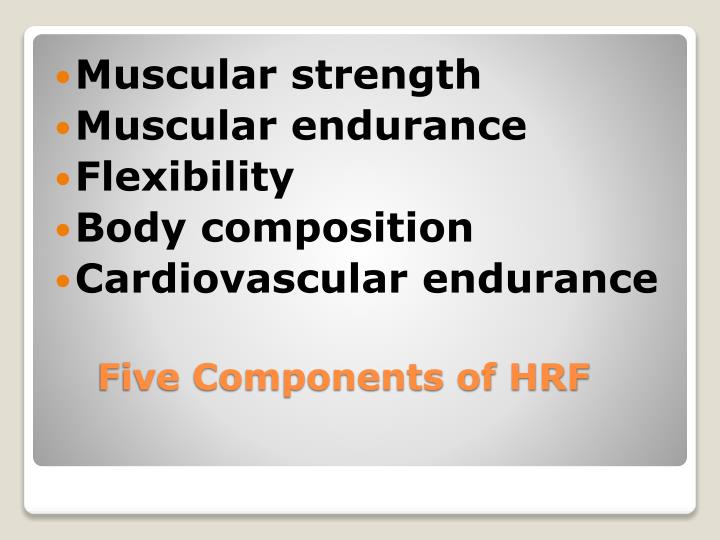 PPT - Health Related Fitness (HRF) PowerPoint Presentation - ID:5612103