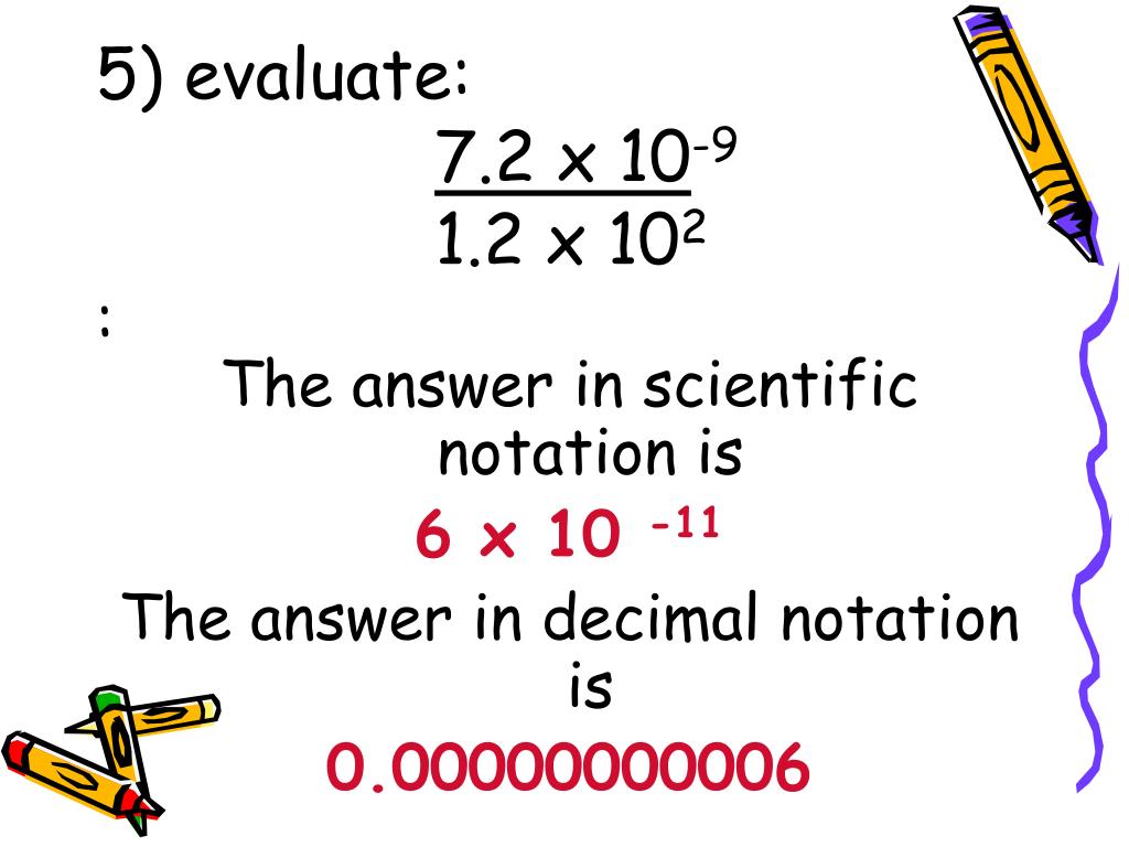 PPT - Adding/Subtracting/Multiplying/Dividing Numbers in Scientific