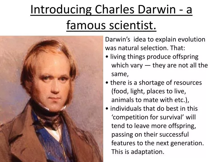 what is charles darwins idea of evolution