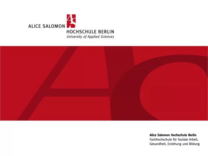 PPT - Alice Salomon Hochschule Berlin PowerPoint Presentation, free  download - ID:5614583