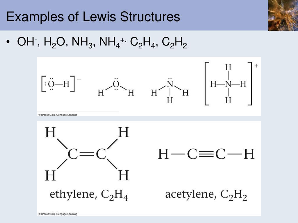 examples of lewis structures.