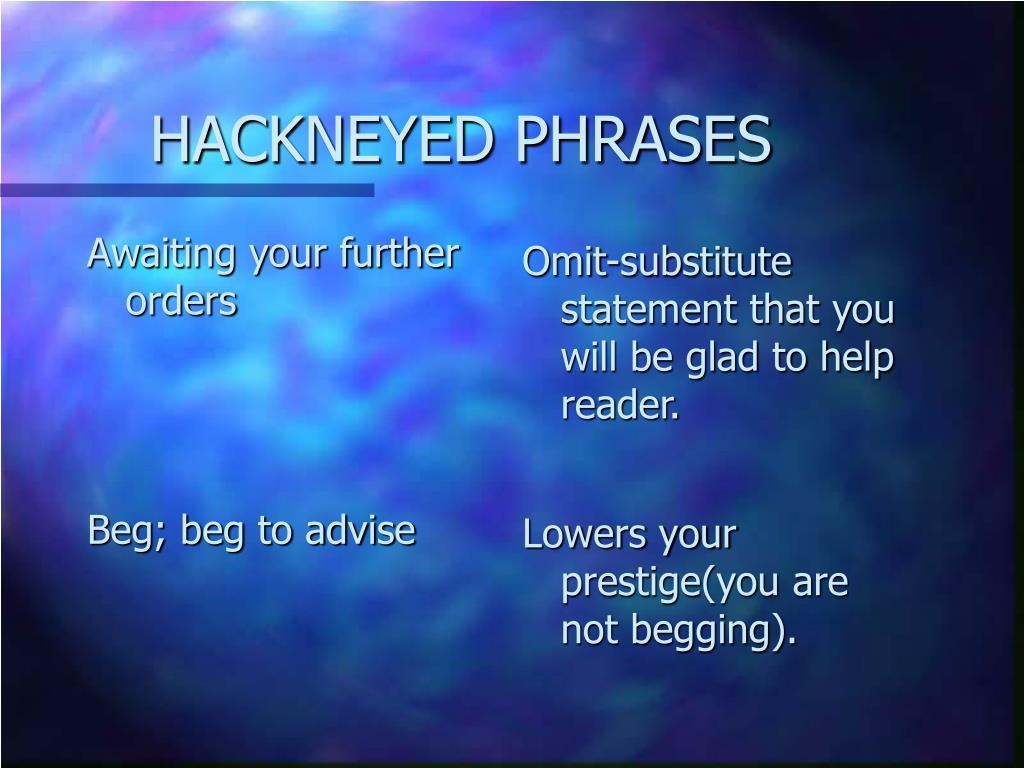 Ppt Hackneyed Phrases Powerpoint Presentation Free Download Id Ppt Hackneyed Phrases Powerpoint Presentation Free Download Id
