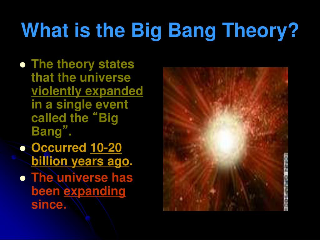 research big bang theory
