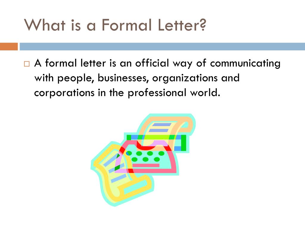 formal letter writing powerpoint presentation
