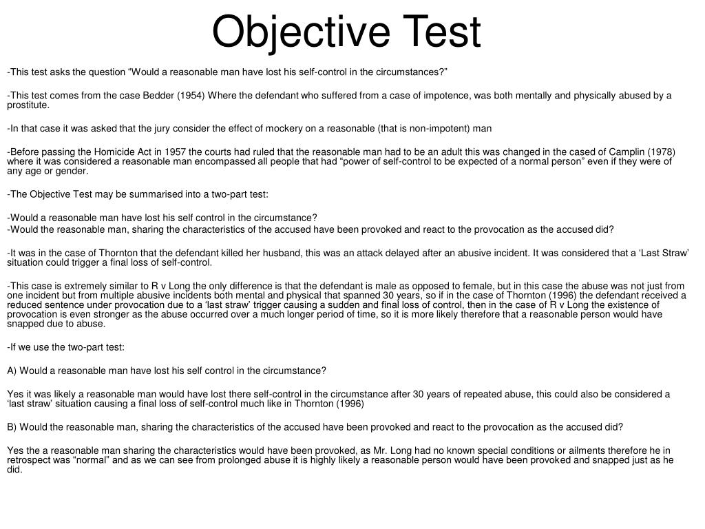 PPT Objective Test PowerPoint Presentation Free Download ID 5618321