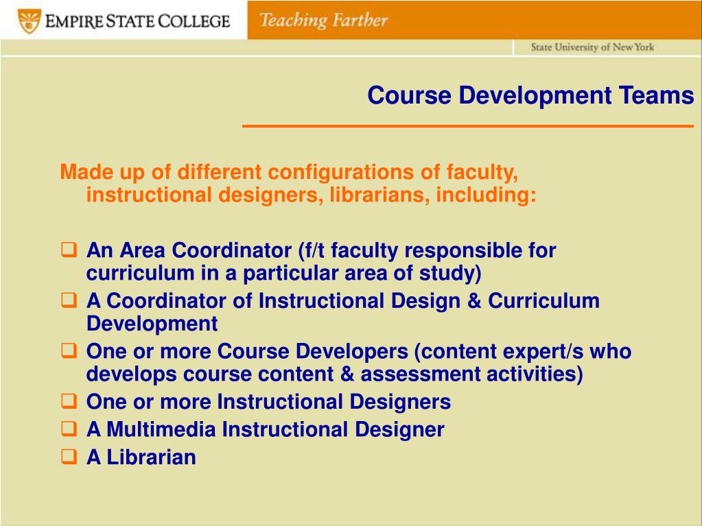 PPT - Designing a Tracking System to Ensure Quality, High-Volume Course ...