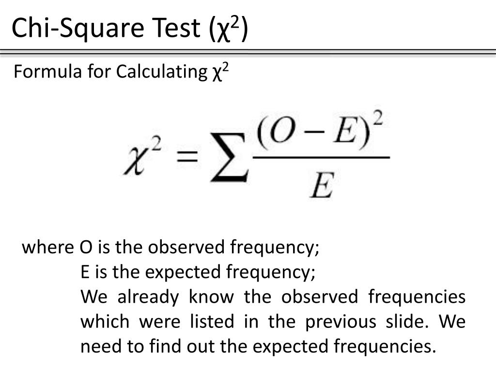 How To Calculate Frequency Expected In Chi Square Haiper