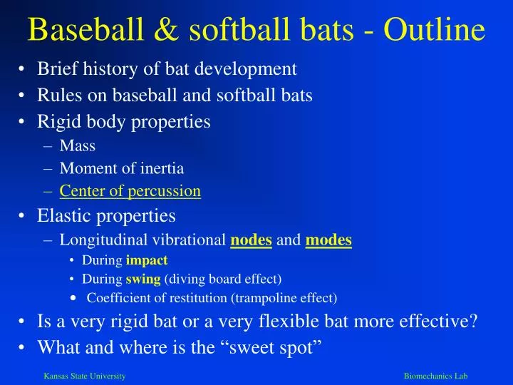 baseball softball bats outline n.
