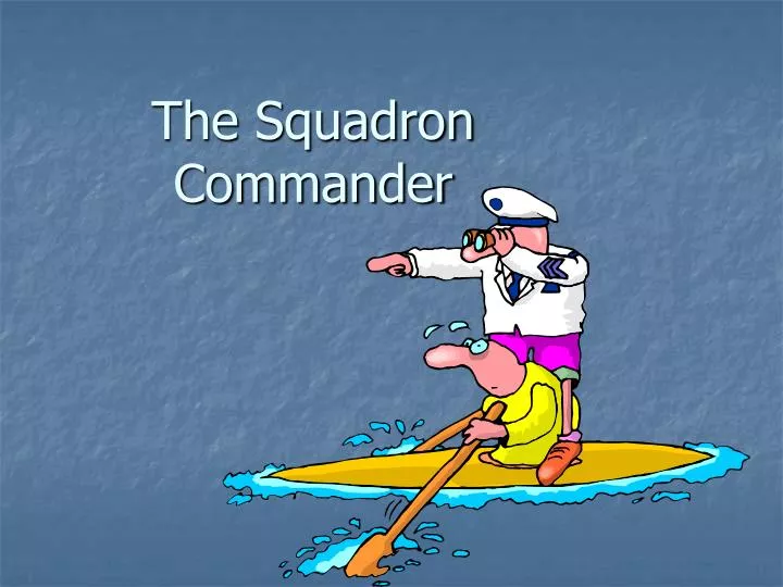 the squadron commander n.