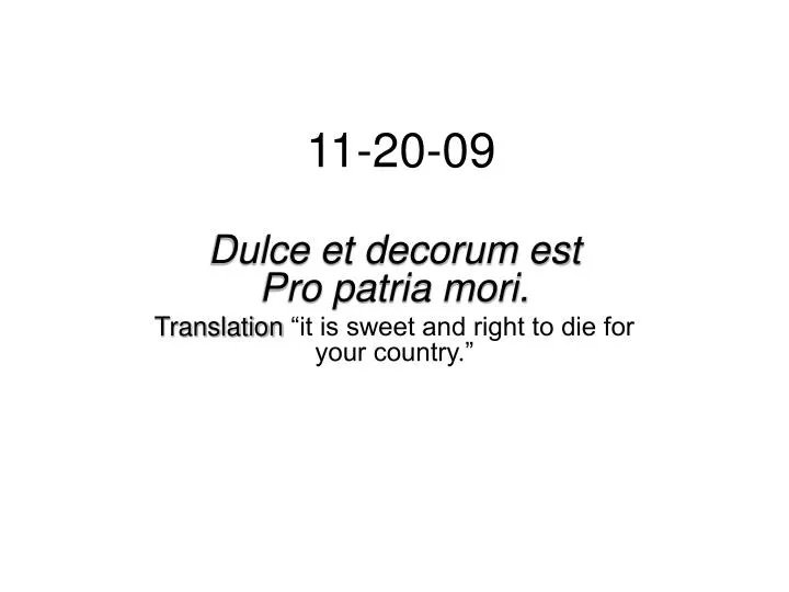 Ppt 11 20 09 Powerpoint Presentation Free Download Id 5621459