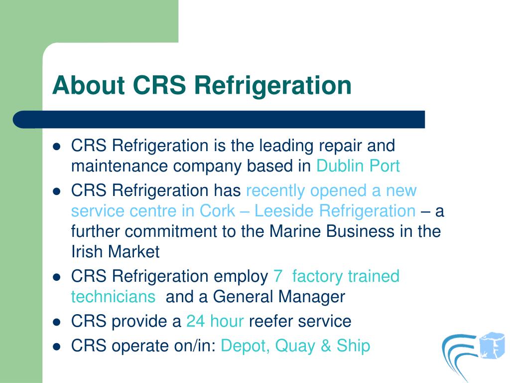 PPT CRS Refrigeration Limited PowerPoint Presentation, free download