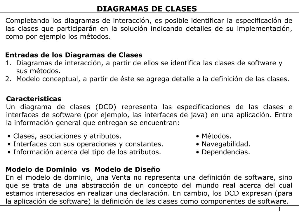 PPT - DIAGRAMAS DE CLASES PowerPoint Presentation, free download -  ID:5621955