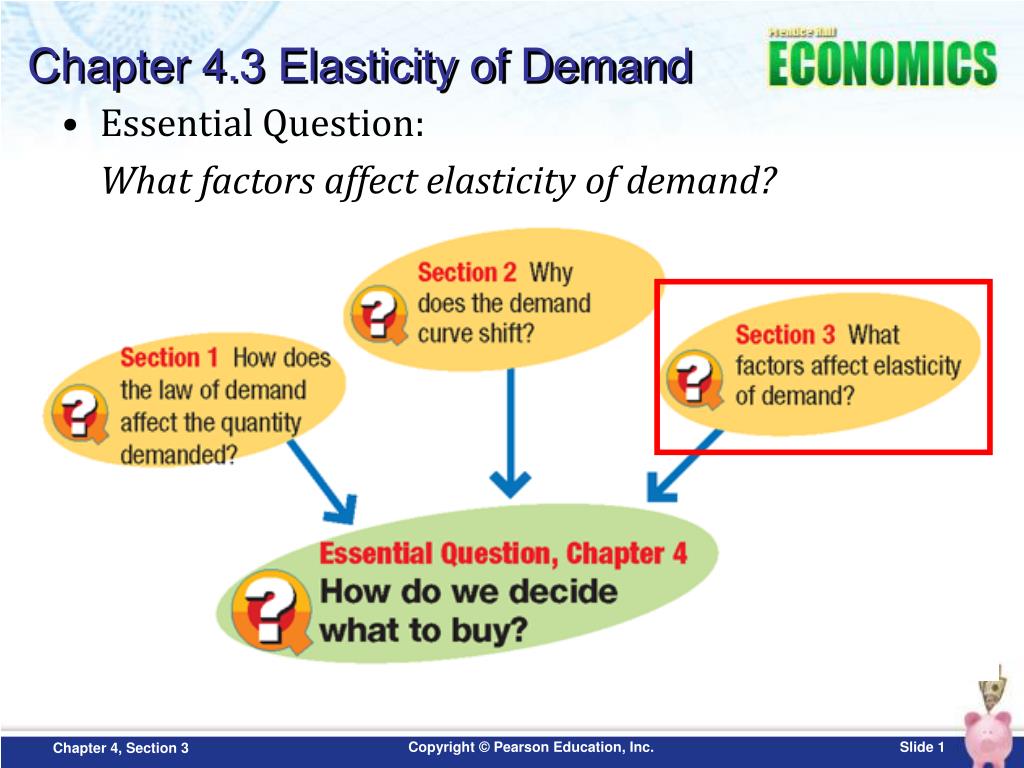 what factors affect elasticity of demand