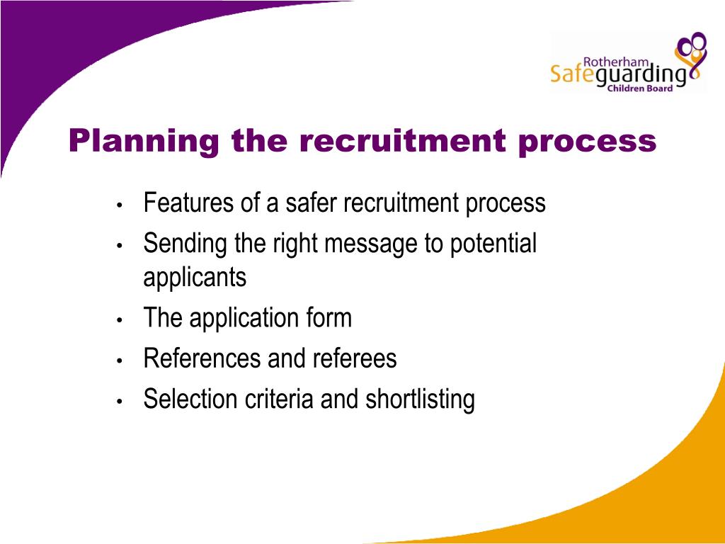 safer recruitment case study examples