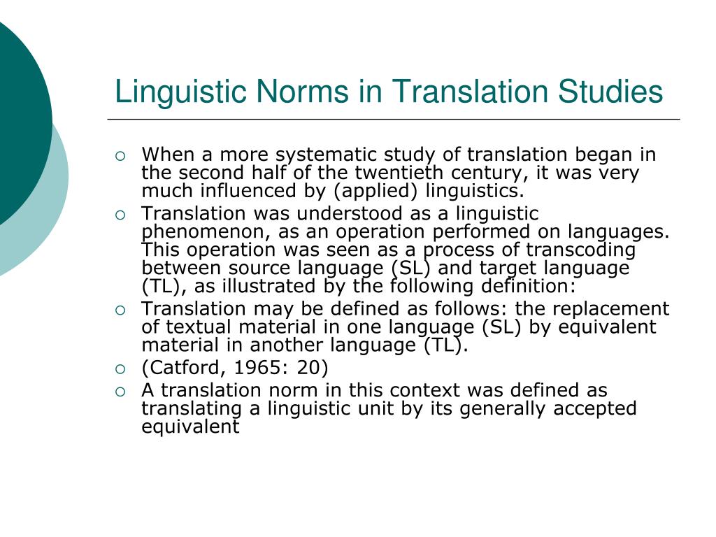 PPT - ETI 301 Descriptive Translation Studies and Norms Neslihan Kansu ...