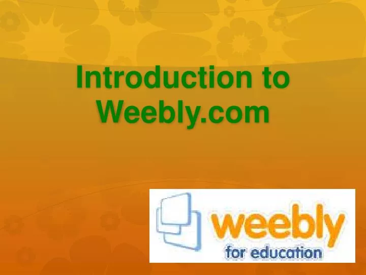 Weebly Weebly