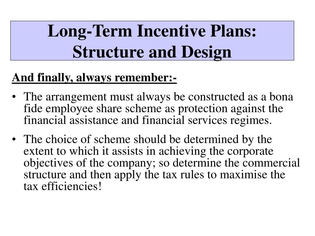 mental Inconsciente Aventurero PPT - Long-Term Incentive Plans: Structure and Design PowerPoint  Presentation - ID:5625815