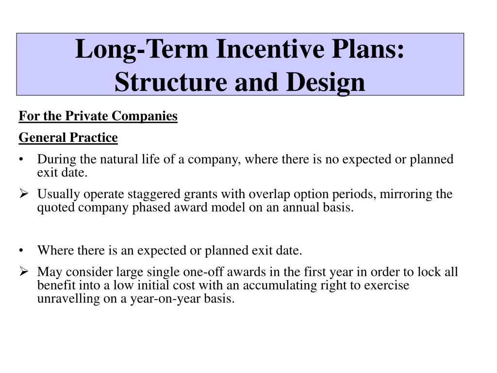 mental Inconsciente Aventurero PPT - Long-Term Incentive Plans: Structure and Design PowerPoint  Presentation - ID:5625815