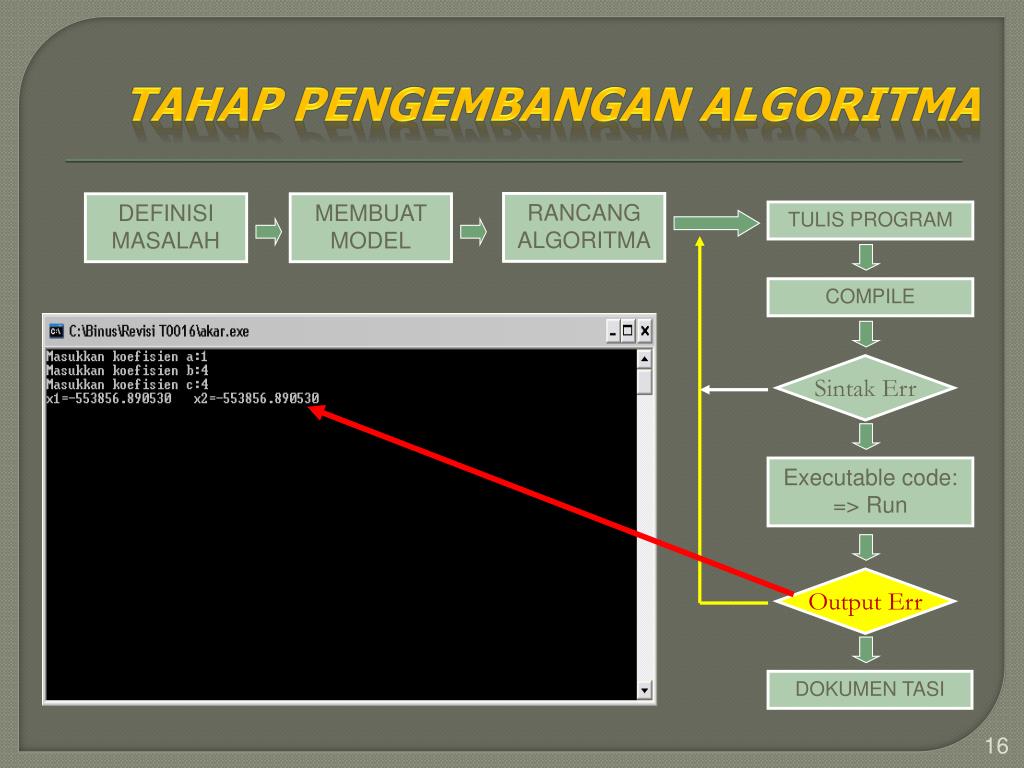 Run output